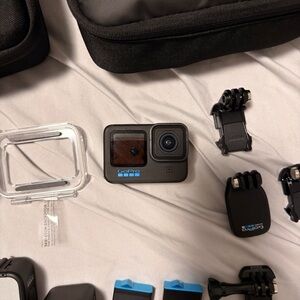 GoPro Black Action Camera with Accessories